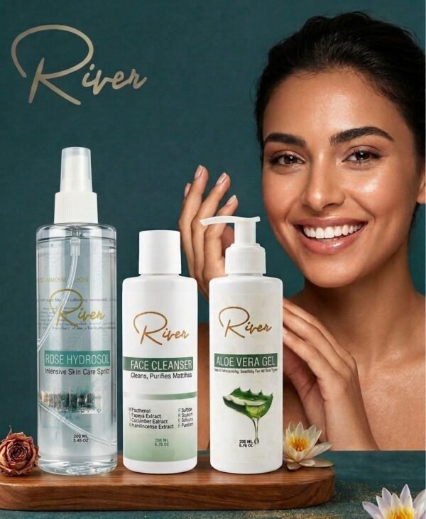 River skin care product collection